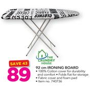 The Laundry House 92cm Ironing Board