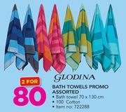 Glodina Bath Towels Promo Assorted-For 2