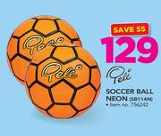 Pele Soccer Ball Neon SB114N
