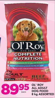 Special Ol Roy All Adult Dog Food Assorted 8Kg Each m.guzzle .za