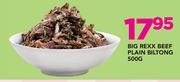 Big Rexx Beef Plain Biltong-500g