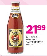All Gold Tomato Sauce Bottle-700ml