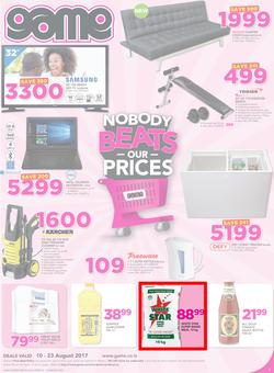Game Lesotho : Nobody Beats Our Prices (10 Aug - 23 Aug 2017), page 1