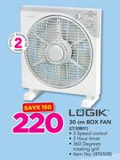 Logik 30cm Box Fan LT-30B01