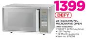 Defy 28Ltr Electronic Microwave Oven MW M2822MG