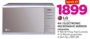 LG 44Ltr Electronic Microwave Mirror MS4440SR