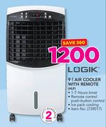 Logik 9Ltr Air Cooler With Remote HLF