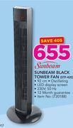 Sunbeam Black Tower Fan STF-420