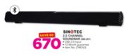 Sinotec 2.0 Channel Soundbar SBS-201
