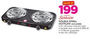 Sunbeam Double Spiral Hotplate SDS-200BB