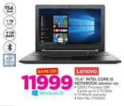 Lenovo 15.6" Intel Core i5 Notebook IDEAPAD 100