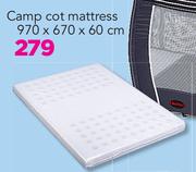 Camp Cot Mattress-970 x 670 x 60cm