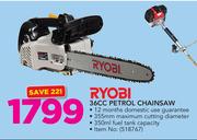 Ryobi 36cc Petrol Chainsaw