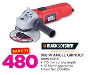Black & Decker 900W Angle Grinder 900W KG915