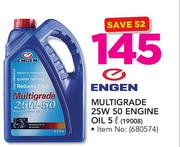 Engen Multigrade 25W 50 Engine Oil-5Ltr