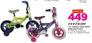 Totem 12" Whizz And Fairy BMX Bicycles-Each