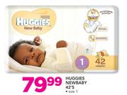 Huggies Newbaby Size 1-42's