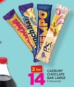 Cadbury Chocolate Bar Large-For 2