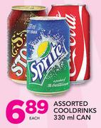 Assorted Cooldrinks Cans-330ml Each