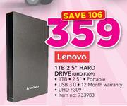 Lenovo 1TB 2.5" Hard Drive UHD F309