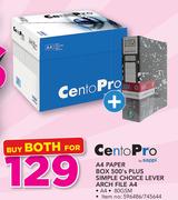 Centro Pro A4 Box 500's Plus Simple Choice Lever Arch File A4