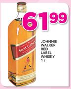 Johnnie Walker Red Label Whisky-1 Ltr
