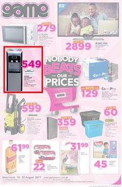 Game Ghana : Nobody Beats Our Prices (10 Aug - 23 Aug 2017), page 1