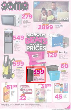 Game Ghana : Nobody Beats Our Prices (10 Aug - 23 Aug 2017), page 1