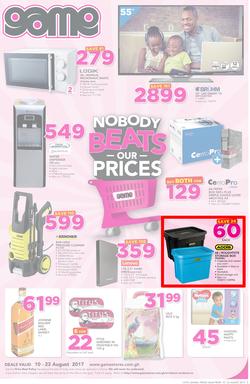 Game Ghana : Nobody Beats Our Prices (10 Aug - 23 Aug 2017), page 1