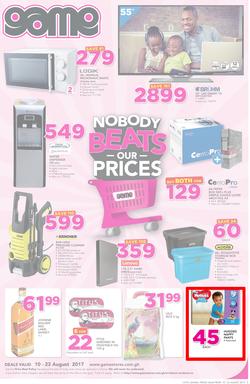 Game Ghana : Nobody Beats Our Prices (10 Aug - 23 Aug 2017), page 1