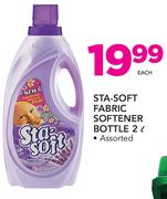 Sta Soft Fabric Softener Bottle-2Ltr 