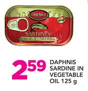 Daphnis Sardine In Vegetable Oil-125g