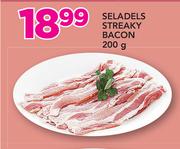 Seladels Streaky Bacon-200g