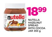 Nutella Hazelnut Spread With Cocoa Jar-350g