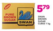 Swan Brown Sugar Cubes-1Kg