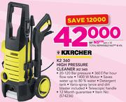 Karcher K2 360 High Pressure Cleaner Including Vario Spray Lance & Dirt Blaster