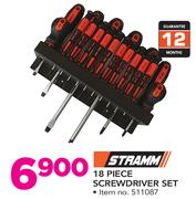 Stramm 18 Piece Screwdriver Set