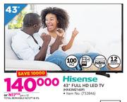 Hisense 43" Full HD LED TV HX43M2160F