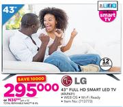 LG 43" Full HD Smart LED TV 43LF631