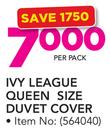 Ivy League Queen Size Duvet Cover-Per Pack
