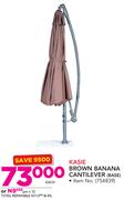Kasie Brown Banana Cantilever Base