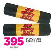Disposable Refuse Bag-Per Pack