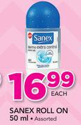 Sanex Roll-On Assorted-50ml