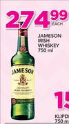 Jameson Irish Whisky-750ml