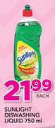 Sunlight Dishwashing Liquid-750ml