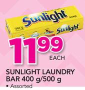 Sunlight Laundry Bar Assorted 400/500g-Each