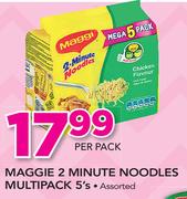 Maggie 2 Minute Noodles Multipack-5's Per Pack