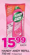 Handy Andy Refill-750ml