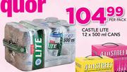 Castle Lite Cans-12x500ml