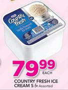 Country Fresh Ice Cream Assorted-5Ltr